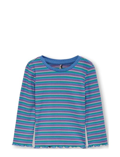 Se Kids Only Kmgjolla L/S Top Jrs Kids Only Blue ved Booztlet