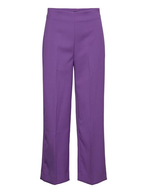 Se Lindex Trouser Lykke Cropped Lindex Purple ved Booztlet