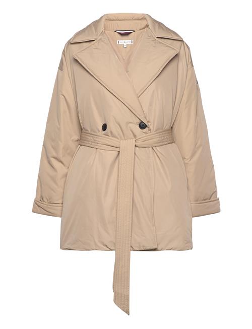 Clean Padded Peacoat Tommy Hilfiger Beige