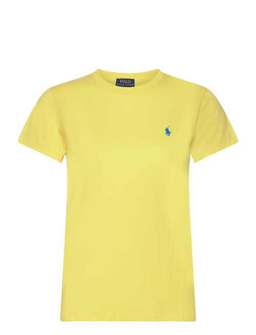 Se Polo Ralph Lauren Cotton Jersey Crewneck Tee Polo Ralph Lauren Yellow ved Booztlet