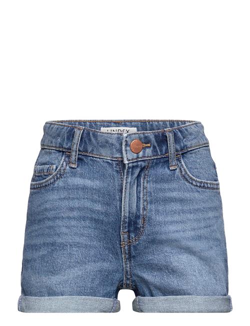 Lindex Shorts Denim Highwaist Blue Lindex Blue