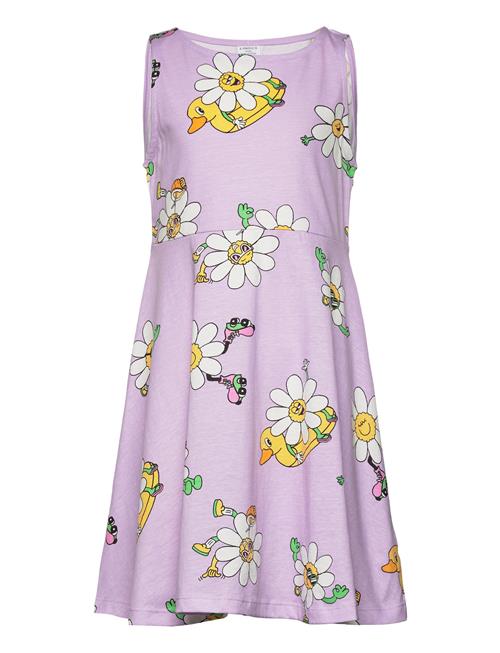 Lindex Dress Aop 70S Flower Lindex Purple