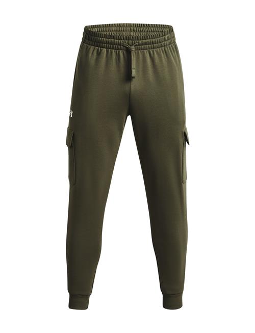 Se Under Armour Ua Rival Fleece Cargo Jogger Under Armour Khaki ved Booztlet