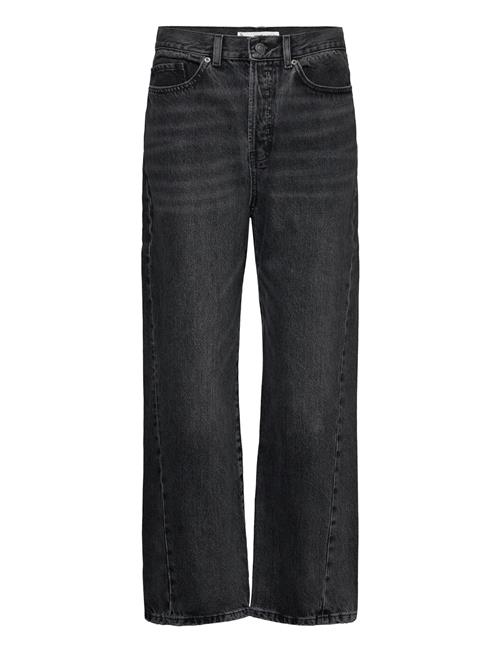 Se Mango Straight Jeans With Forward Seams Mango Grey ved Booztlet