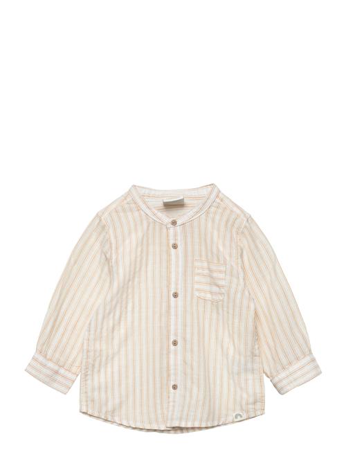 Lindex Shirt Woven Cotton Lindex Beige