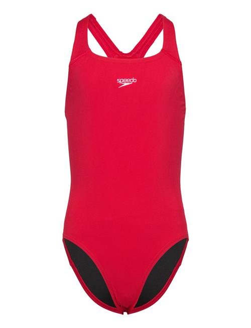 Speedo Girls Endurance+ Medalist Speedo Red