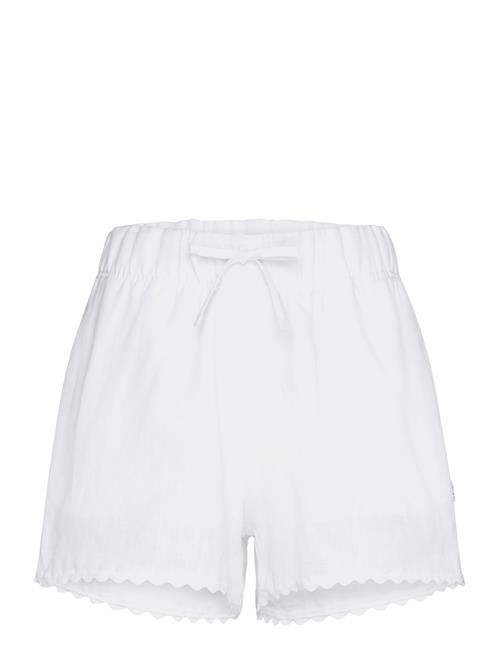 ella&il Kyle Wavy Linen Shorts Ella&il White