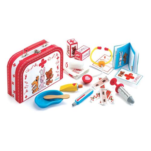 Se Djeco Veterinær Kit | Hvid | 0-3 ved Babyshop