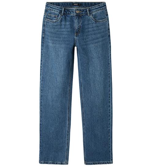 Se LMTD Jeans - Noos - NlfKim - Dark Blue Denim ved KidsWorld