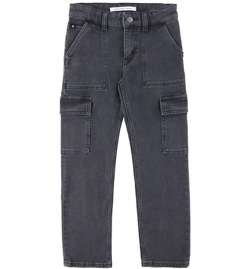 Se Calvin Klein Jeans - Regular Cargo - Charcoal Grey ved KidsWorld