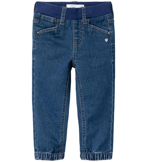 Se Name It Jeans - NmfBella - Dark Blue Denim ved KidsWorld