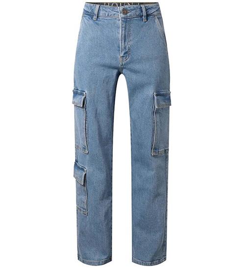 Se Hound Jeans - Cargo - Medium Blue Denim ved KidsWorld