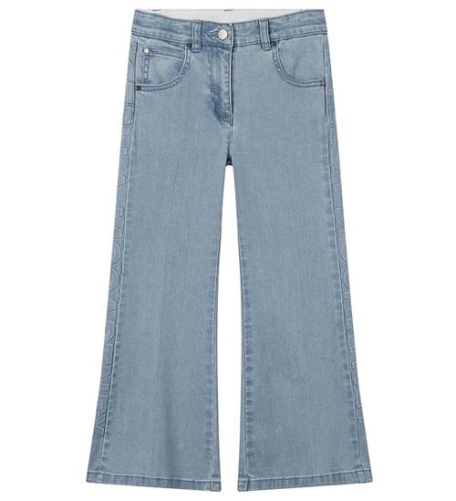 Stella McCartney Kids Jeans - LyseblÃ¥ m. Logo