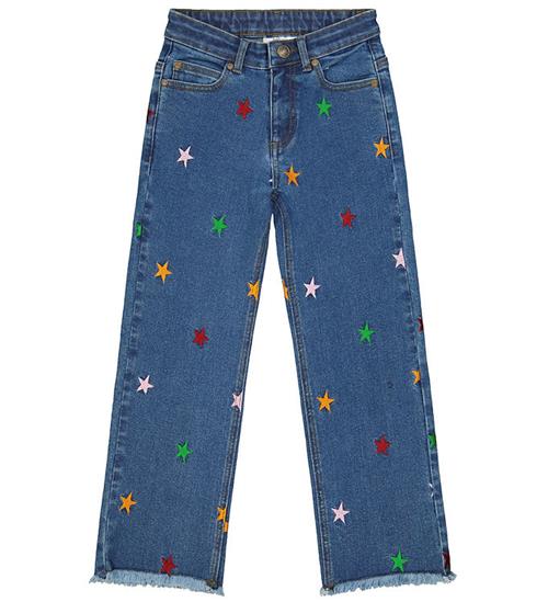 Se The New Jeans - TnDania Star Wide - Medium Blue m. Stjerner ved KidsWorld