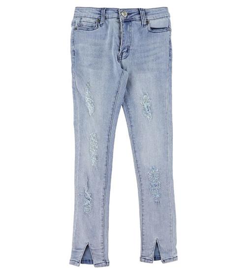 Se Add to Bag Jeans - Trashed Blue ved KidsWorld