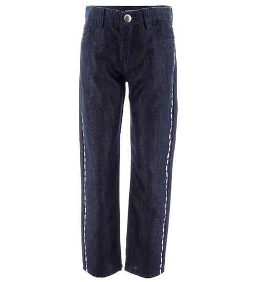 Se Emporio Armani Jeans - BlÃ¥ m. Striber ved KidsWorld