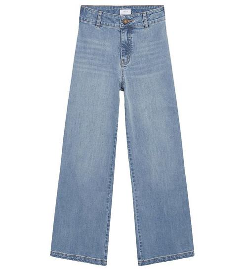 Se Grunt Jeans - Wise Wide Leg - Blue ved KidsWorld