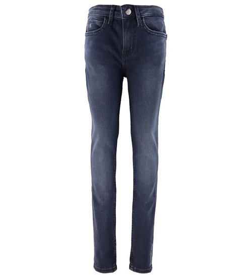 Se Calvin Klein Jeans - Skinny HR - Blue Black Stretch ved KidsWorld