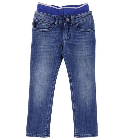 Se Emporio Armani Jeans - MÃ¸rkeblÃ¥ ved KidsWorld