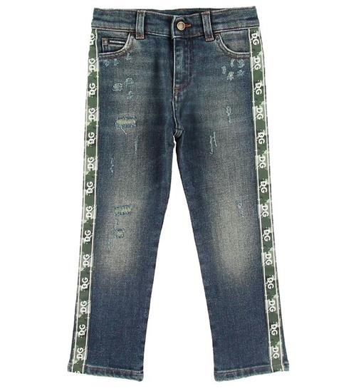 Dolce & Gabbana Jeans - BlÃ¥ m. Stribe