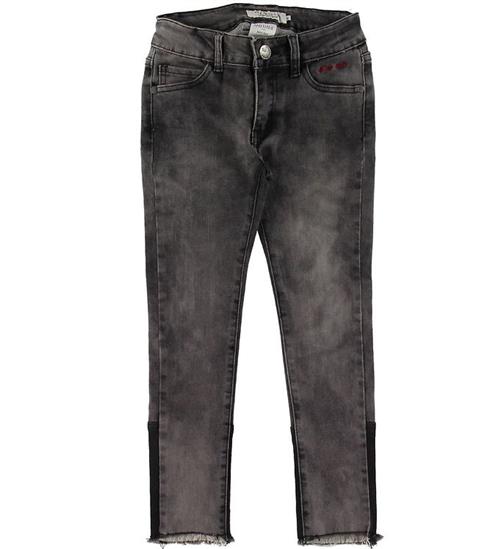 Se Hound Jeans - Paint - Ankle Fit - Black Used Denim ved KidsWorld