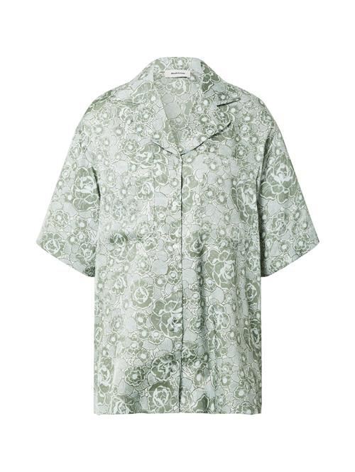 modström Bluse 'Leo'  mint / mørkegrøn