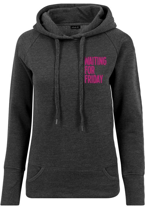 Se Merchcode Sweatshirt 'Waiting For Friday'  antracit / magenta ved About You