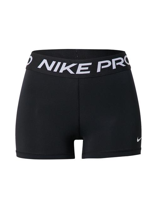 NIKE Sportsbukser 'Pro'  sort / hvid