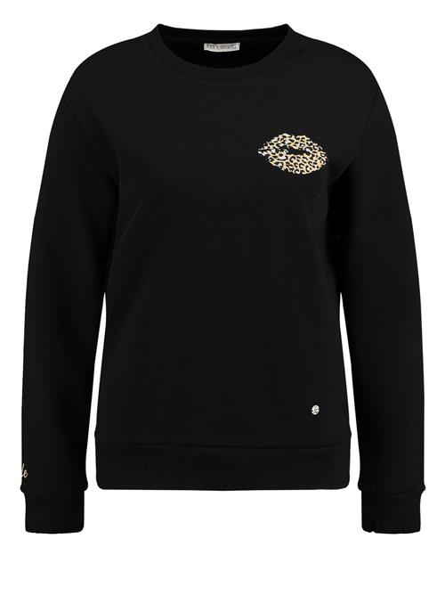 Key Largo Sweatshirt ' KISS '  beige / sort