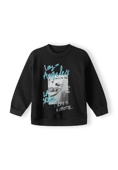 Se MINOTI Sweatshirt  blå / sort / hvid ved About You