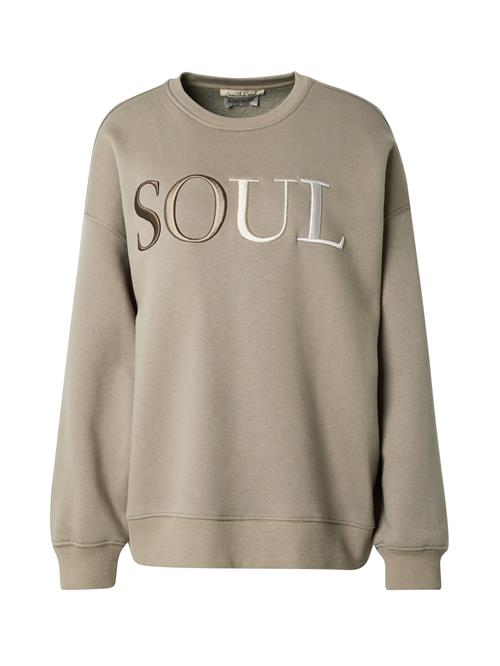 Se Smith&Soul Sweatshirt  guld / taupe ved About You