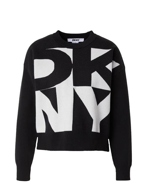 Se DKNY Pullover  sort / hvid ved About You