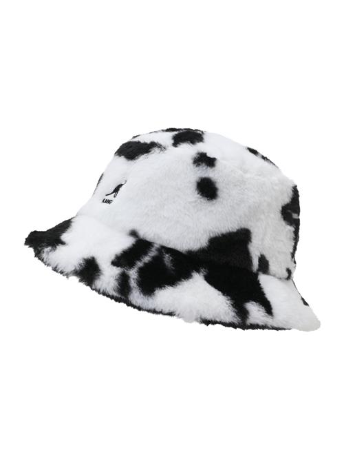 KANGOL Hat  sort / hvid