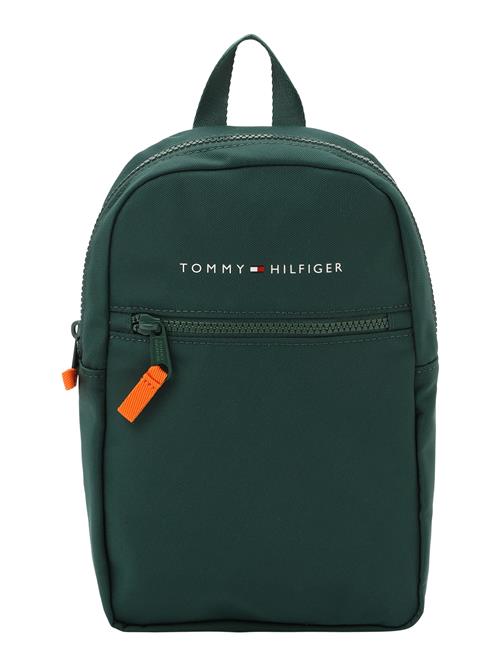 TOMMY HILFIGER Rygsæk 'ESSENTIAL'  gran / hvid