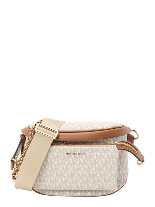 Se MICHAEL Michael Kors Skuldertaske  beige / cognac / pastelgul ved About You