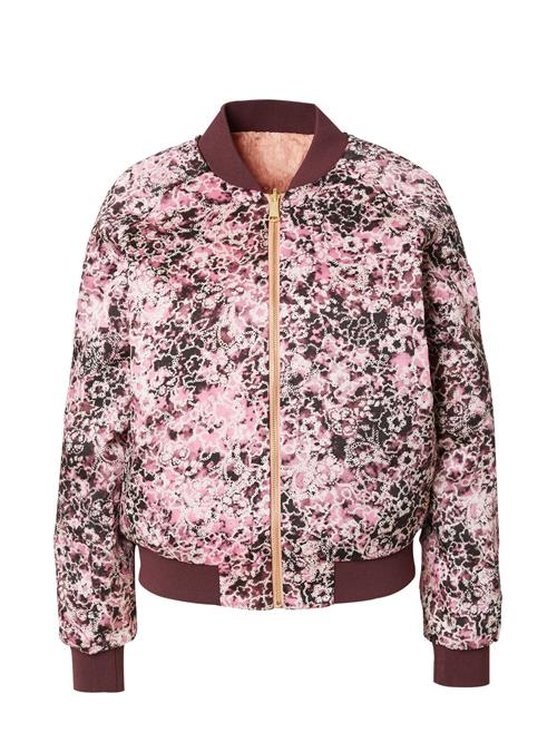 SCOTCH & SODA Overgangsjakke  pink / mørkerød / sort