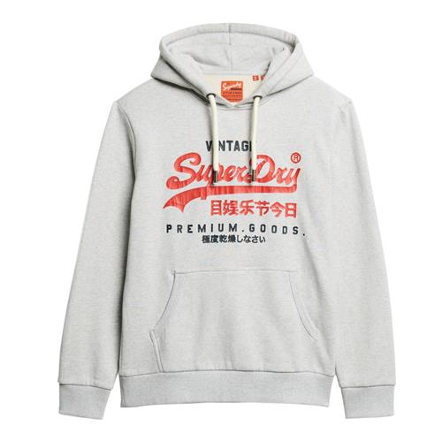 Se Superdry Sweatshirt  navy / grå-meleret / rød ved About You