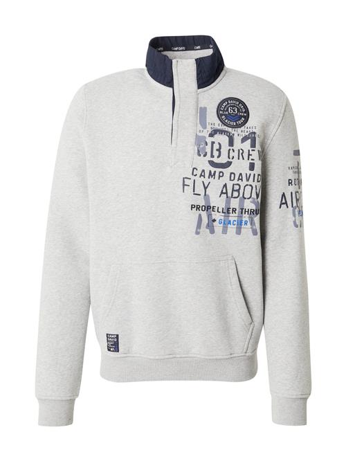 Se CAMP DAVID Sweatshirt  marin / navy / lyseblå / grå-meleret ved About You