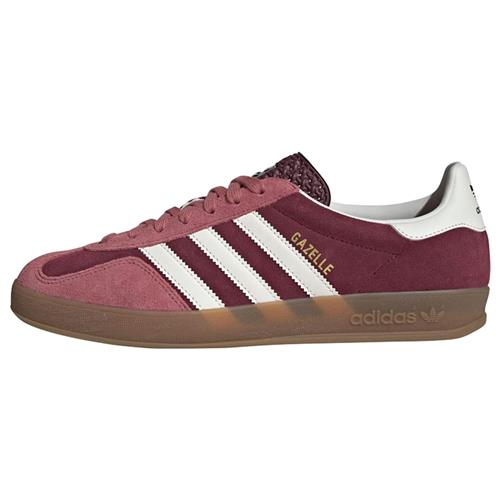 ADIDAS ORIGINALS Sneaker low 'Gazelle'  kastaniebrun / lys rød / hvid