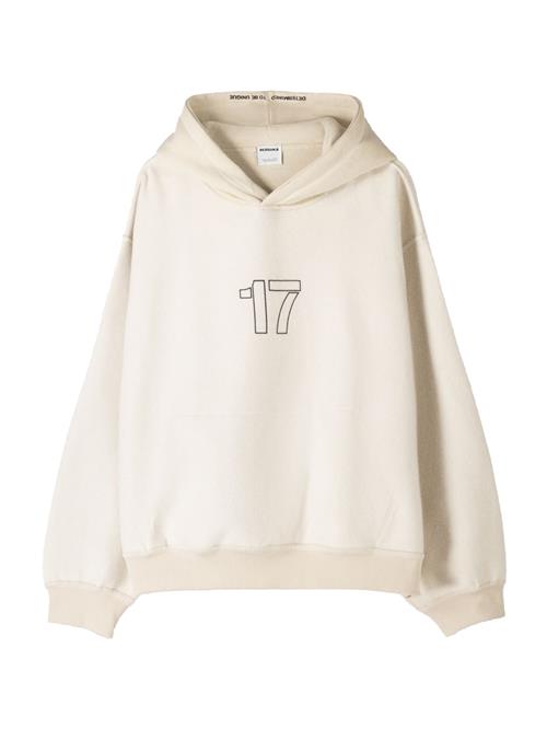 Se Bershka Sweatshirt  beige / sort ved About You