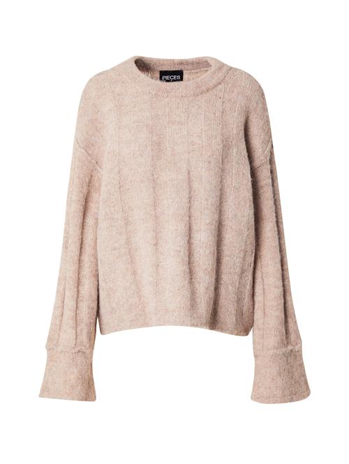 Se PIECES Pullover 'PCRUBBLE'  taupe ved About You