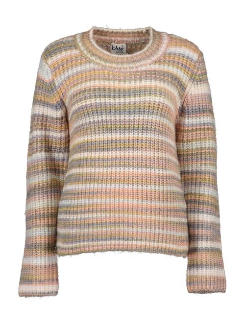 Se BLUE SEVEN Pullover  beige / blå / lyserød / hvid ved About You