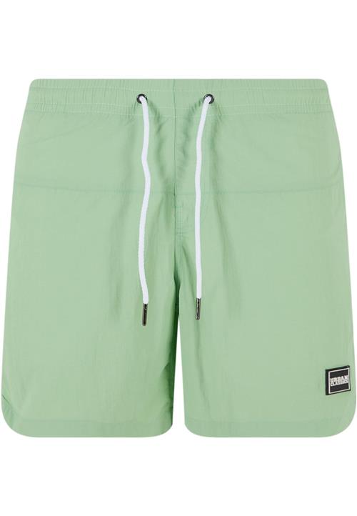 Urban Classics Badeshorts  grøn / sort / hvid