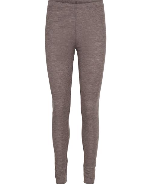 Se Magasin du Nord Collection Magasin Celia 4 100% RWS Merino Wool Kvinde Mink Melange Leggings Str L Merino ved Magasin