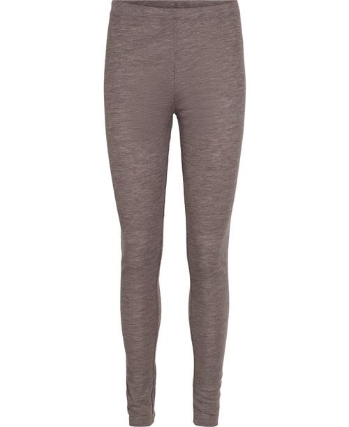 Magasin du Nord Collection Magasin Celia 4 100 RWS Merino Wool Kvinde Mink Melange Leggings Str XL Merino