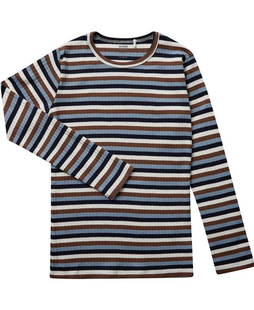 Magasin du Nord Collection Magasin Mille 1 G Str 3 Arctic Winter Stripe Bluser Bomuld