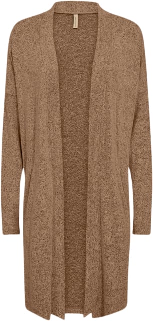 soyaconcept Scbiara 2 Cardigan Camel Kvinde 98404 Camel Cardigans Str L - Viskose hos Magasin