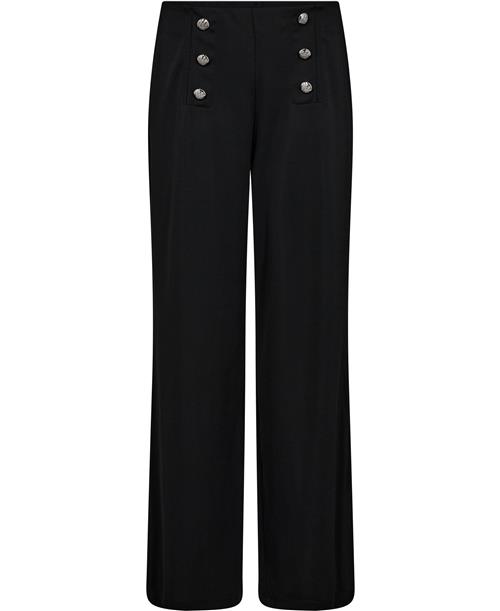 Se Lauren Ralph Lauren Stretch Jersey Wideleg Pant Kvinde Sort Bukser Med Lige Ben Str L - hos Magasin ved Magasin