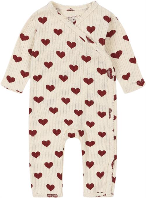 Konges Sløjd Minnie Newborn Onesie Gots Str 6M - P15007 Toppe Bomuld hos Magasin