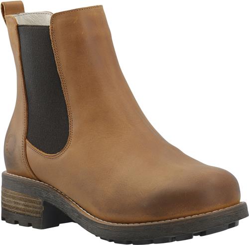 Se Cashott Caskarla Chelsea Boot WR Warm Lining Oil Nubuck Kvinde Bison Chelsea Boots Str 41 - hos Magasin ved Magasin